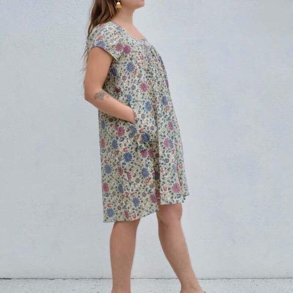 Pietse Agave Arabesque Floral Dress (size S) 140 - Picture 9 of 10
